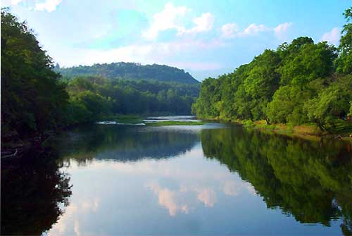 The Greenbrier River.