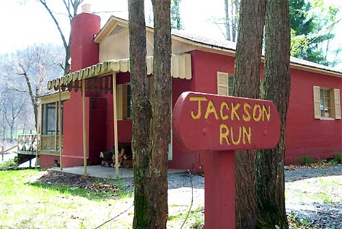 Front view of Jackson Run.